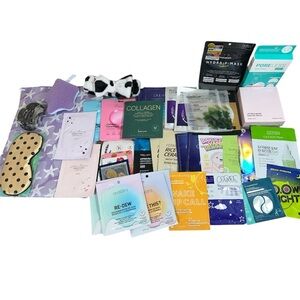 Korean Skincare Mix Face Mask Under Eye Mask Self Care Spa Bundle